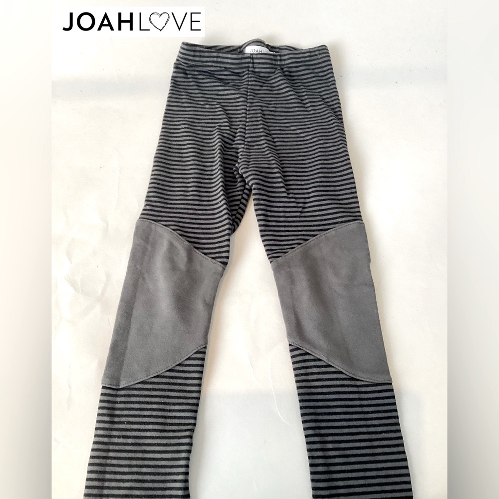 Joah Love Children’s Black & Gray Striped Pants Size 6y